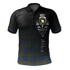 Stewart of Appin Hunting Ancient Tartan Polo Shirt - Alba Celtic Style