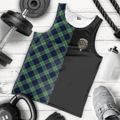 Abercrombie Tartan Crest Men's Tank Top - Cross Style