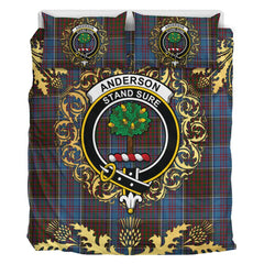 Anderson STS Tartan Crest Bedding Set - Golden Thistle Style
