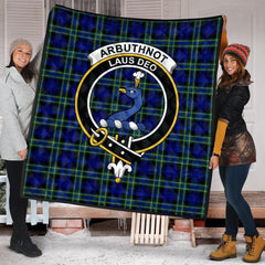Arbuthnot Modern Tartan Crest Quilt