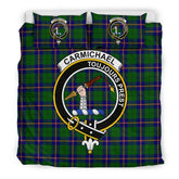 Carmichael Family Tartan Crest Bedding Set