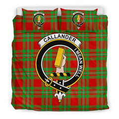 Callander Family Tartan Crest Bedding Set