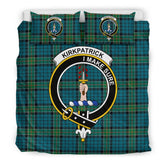Kirkpatrick Tartan Crest Bedding Set