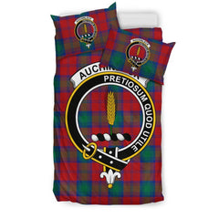 Auchinleck Or Affleck Family Tartan Crest Bedding Set
