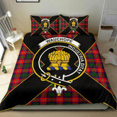 Wauchope (or Waugh) Tartan Crest Bedding Set - Luxury Style
