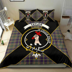 Taylor Tartan Crest Bedding Set - Luxury Style