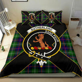 Sutherland II Tartan Crest Bedding Set - Luxury Style