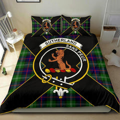Sutherland II Tartan Crest Bedding Set - Luxury Style
