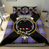 Rutherford Tartan Crest Bedding Set - Luxury Style