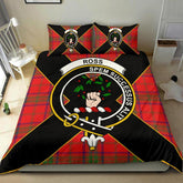 Ross Tartan Crest Bedding Set - Luxury Style