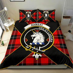 Ramsay Tartan Crest Bedding Set - Luxury Style