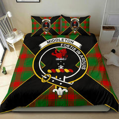 Middleton Tartan Crest Bedding Set - Luxury Style