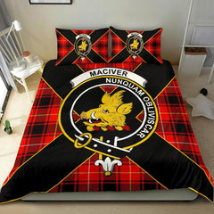 MacIver Tartan Crest Bedding Set - Luxury Style
