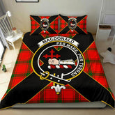 MacDonald (of Sleat) Tartan Crest Bedding Set - Luxury Style