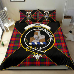 Haig Tartan Crest Bedding Set - Luxury Style