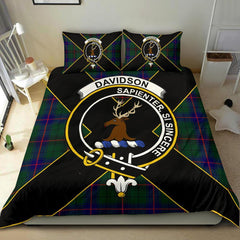 Davidson Tartan Crest Bedding Set - Luxury Style