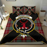 Crawford Tartan Crest Bedding Set - Luxury Style