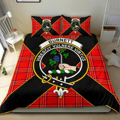 Burnett Tartan Crest Bedding Set - Luxury Style