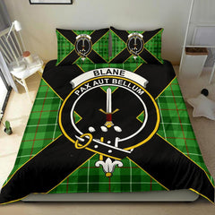 Blane Tartan Crest Bedding Set - Luxury Style