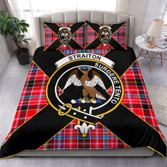 Straiton Tartan Crest Bedding Set - Luxury Style