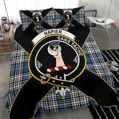 Napier Tartan Crest Bedding Set - Luxury Style