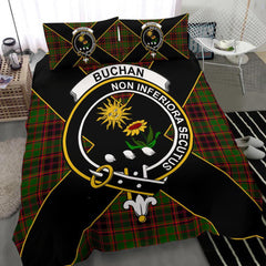 Buchan Tartan Crest Bedding Set - Luxury Style