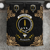 Auchinleck or Affleck Crest Black Bedding Set