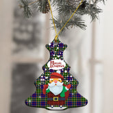 Ayrshire District Tartan Christmas Ceramic Ornament - Santa Style