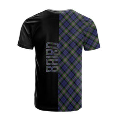 Baird Modern Tartan T-Shirt Half of Me - Cross Style