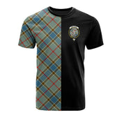 Balfour Blue Tartan T-Shirt Half of Me - Cross Style