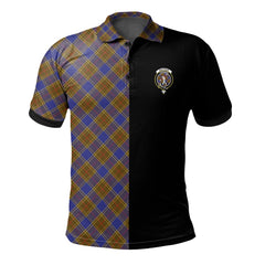 Balfour Modern Tartan Polo Shirt Half of Me - Cross Style