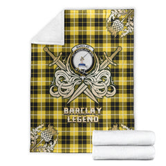 Barclay Dress Modern Tartan Gold Courage Symbol Blanket