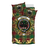 Baxter Tartan Crest Bedding Set - Golden Thistle Style