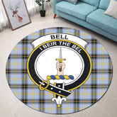 Bell of the Borders Tartan Crest Round Rug
