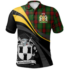 Blackstock Hunting Tartan Polo Shirt - Royal Coat Of Arms Style