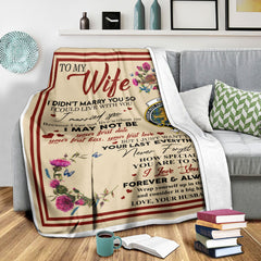 Scots Print Blanket - Gillies Tartan Crest Blanket To My Wife Style, Gift From Scottish Husband