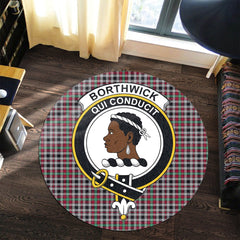 Borthwick Ancient Tartan Crest Round Rug