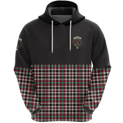Borthwick Dress Ancient Clan Half Of Tartan Hoodie