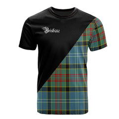 Brisbane Modern Tartan - Military T-Shirt