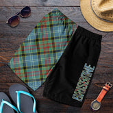 Brisbane Modern Tartan Crest Men's Short - Cross Style
