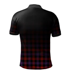 Broun Modern Tartan Polo Shirt - Alba Celtic Style