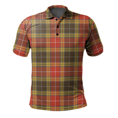 Buchanan Old Set Weathered Tartan Polo Shirt