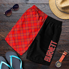 Burnett Modern Tartan Crest Men's Short - Cross Style