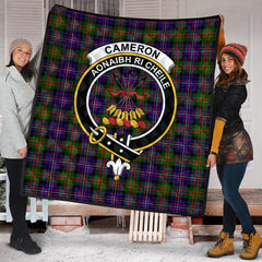 Cameron of Erracht Modern Tartan Crest Quilt