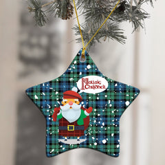 Campbell Ancient 01 Tartan Christmas Ceramic Ornament - Santa Style