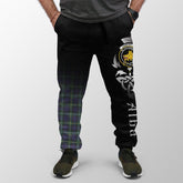 Campbell Argyll Modern Tartan Crest Jogger Sweatpants - Alba Celtic Style