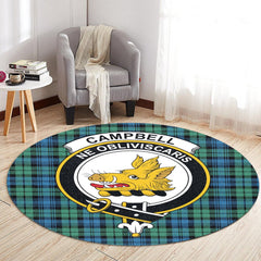 Campbell Ancient 01 Tartan Crest Round Rug