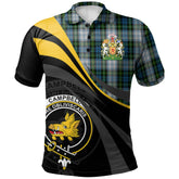 Campbell Dress 02 Tartan Polo Shirt - Royal Coat Of Arms Style