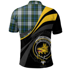 Campbell Dress 02 Tartan Polo Shirt - Royal Coat Of Arms Style
