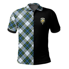 Campbell Dress Tartan Polo Shirt Half of Me - Cross Style